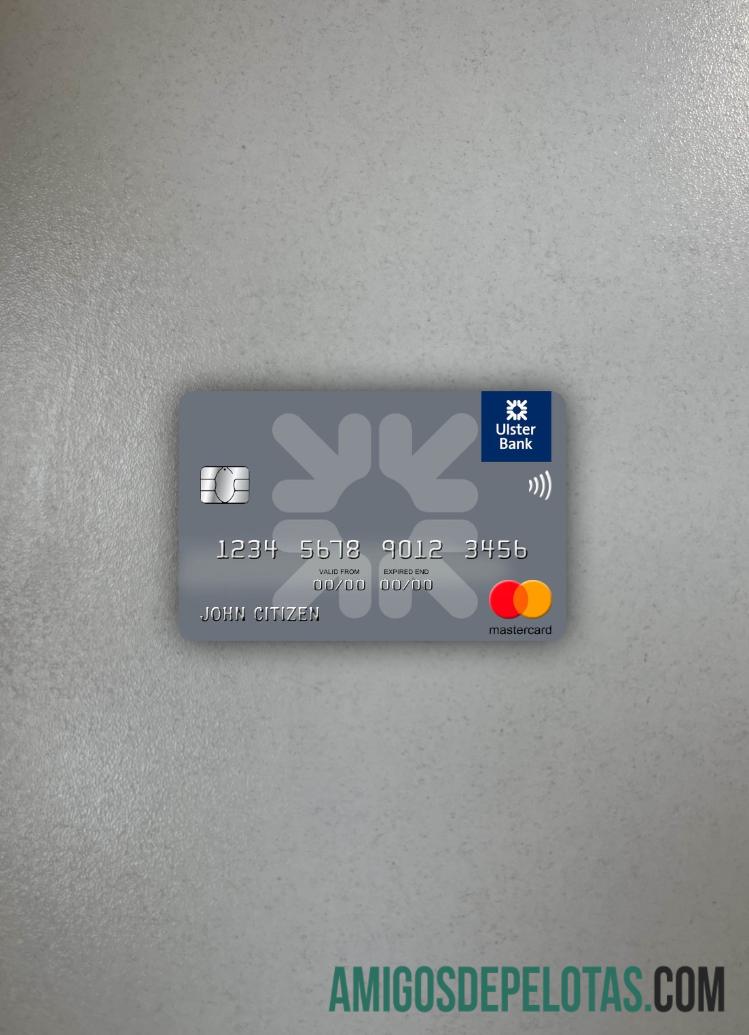 Irlanda Ulster Bank Irlanda Mastercard Photolook Front amostra